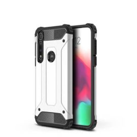 zadný kryt Kryty na mobil - TOUGH Ochranný kryt Motorola Moto G8 Plus strieborný