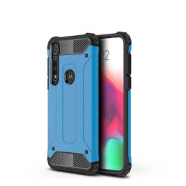 zadný kryt Kryty na mobil - TOUGH Ochranný kryt Motorola Moto G8 Plus modrý