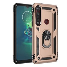 zadný kryt Motorola Moto G8 Plus - RING Ochranný obal Motorola Moto G8 Plus zlatý