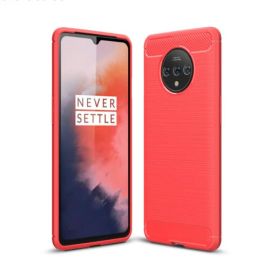 zadný kryt OnePlus 7T - FLEXI TPU Obal Oneplus 7T červený