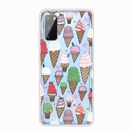 zadný kryt Samsung Galaxy A41 - ART Silikónový kryt Samsung Galaxy A41 ICE CREAM