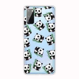 zadný kryt Samsung - ART Silikónový kryt Samsung Galaxy A41 PANDA
