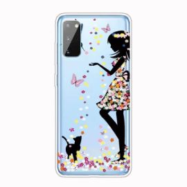 zadný kryt Samsung - ART Silikónový kryt Samsung Galaxy A41 GIRL