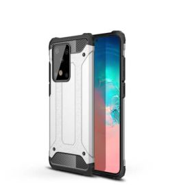 zadný kryt Samsung Galaxy S20 Ultra - TOUGH Ochranný kryt Samsung Galaxy S20 Ultra strieborný
