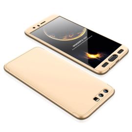 obojstranný kryt, zadný kryt Honor 9 - 360° ochranný obal Honor 9 zlatý