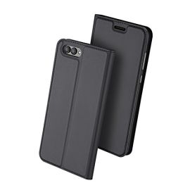 peňaženkové / vyklápacie puzdro, zaklápacie puzdro Honor View 10 (Honor V10) - DUX Flipové puzdro Honor V10 (View 10) šedé