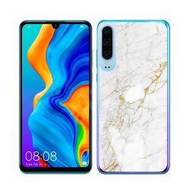 zadný kryt Huawei P30 - MY ART Ochranný kryt Huawei P30 WHITE STONE (011)
