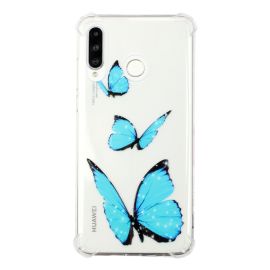 zadný kryt Kryty na mobil - ART TPU Kryt Huawei P30 Lite BLUE BUTTERFLY