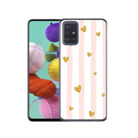 zadný kryt Samsung Galaxy A71 - MY ART Ochranný kryt Samsung Galaxy A71 HEARTS (006)