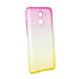 zadný kryt Kryty na mobil - OMBRE obal Huawei Y7 / Y7 Prime ružový