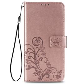peňaženkové / vyklápacie puzdro, zaklápacie puzdro Xiaomi Redmi Note 9 - ART Peňaženkový kryt Xiaomi Redmi Note 9 FLOWERS ružový