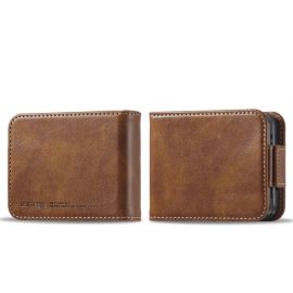 peňaženkové / vyklápacie puzdro Samsung Galaxy Z Flip 3 5G - IMEEKE RFID Peňaženkové puzdro Samsung Galaxy Z Flip 3 5G hnedé