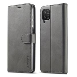 peňaženkové / vyklápacie puzdro Samsung Galaxy M12 - IMEEKE Peňaženkový kryt Samsung Galaxy A12 / M12 šedý
