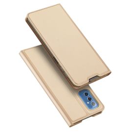 zaklápacie puzdro Samsung Galaxy M52 5G - DUX Peňaženkový kryt Samsung Galaxy M52 5G zlatý