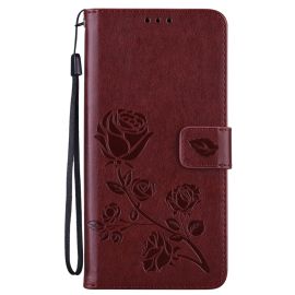 peňaženkové / vyklápacie puzdro Xiaomi Poco M4 Pro - ART ROSE Peňaženkový kryt Xiaomi Poco M4 Pro hnedý