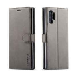 peňaženkové / vyklápacie puzdro Samsung Galaxy Note 10 Plus - IMEEKE Peňaženkový obal Samsung Galaxy Note 10 Plus šedý