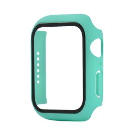 obal na hodinky Apple Watch 6 / SE / 5 / 4 44mm / 1/2/3 42mm - Plastový kryt s ochranným sklom pre Apple Watch6 / SE / 5 / 4 (44mm) zelený