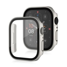 obal na hodinky Apple Watch SE / SE 2022 / SE 2023 (40mm) - PC FULL COVER Plastový kryt so sklom pre Apple Watch SE / SE 2022 / SE 2023 (40mm) STARLIGHT