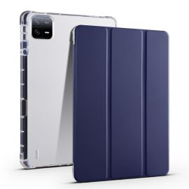 zaklápacie puzdro Xiaomi - CRYSTAL Zaklápacie puzdro Xiaomi Pad 6S Pro tmavomodré