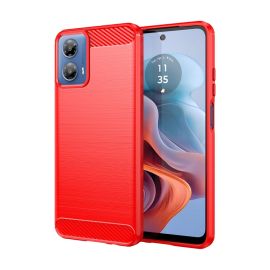 zadný kryt Motorola Moto G34 5G - FLEXI TPU Ochranný kryt Motorola Moto G34 5G červený