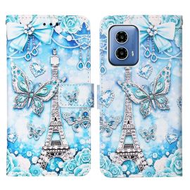 peňaženkové / vyklápacie puzdro Motorola Moto G34 5G - ART Peňaženkový kryt pre Motorola Moto G34 5G TOWER