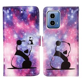 peňaženkové / vyklápacie puzdro Motorola Moto G34 5G - ART Peňaženkový kryt pre Motorola Moto G34 5G PANDA