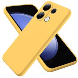zadný kryt Xiaomi Redmi Note 13 Pro - RUBBER Ochranný kryt pre Xiaomi Redmi Note 13 Pro / Poco M6 Pro žltý