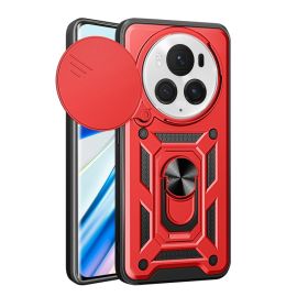 zadný kryt Honor Magic6 Pro 5G - RING CAMERA Kryt s držiakom pre Honor Magic6 Pro červený