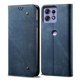 peňaženkové / vyklápacie puzdro Motorola Edge 50 Pro - DENIM Peňaženkový kryt pre Motorola Edge 50 Pro modrý