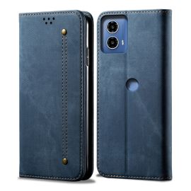 peňaženkové / vyklápacie puzdro Motorola Edge 50 Fusion - DENIM Peňaženkový kryt pre Motorola Edge 50 Fusion modrý