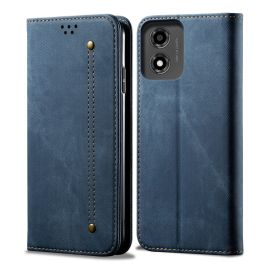 peňaženkové / vyklápacie puzdro Motorola Moto E14 - DENIM Peňaženkový kryt pre Motorola Moto E14 modrý
