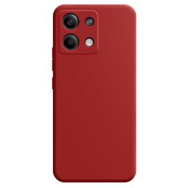 zadný kryt Xiaomi Poco X6 5G - RUBBER Ochranný kryt pre Xiaomi Redmi Note 13 Pro 5G / Xiaomi Poco X6 5G tmavočervený
