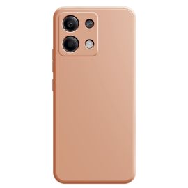 zadný kryt Xiaomi Poco X6 5G - RUBBER Ochranný kryt pre Xiaomi Redmi Note 13 Pro 5G / Xiaomi Poco X6 5G lososovo ružový
