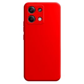 zadný kryt Xiaomi Poco X6 5G - RUBBER Ochranný kryt pre Xiaomi Redmi Note 13 Pro 5G / Xiaomi Poco X6 5G svetločervený