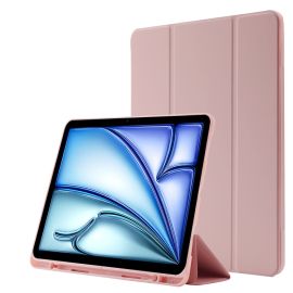 zaklápacie puzdro Apple iPad Air 11 2024 - LEATHER Zaklápací kryt pre Apple iPad Air 11 2025 / Air 11 2024 svetloružový