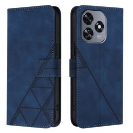 peňaženkové / vyklápacie puzdro Oukitel C51 - TRIANGLE Peňaženkové puzdro s remienkom Oukitel C51 modré