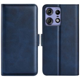 peňaženkové / vyklápacie puzdro Motorola Edge 50 Pro - SIDE Peňaženkové puzdro pre Motorola Edge 50 Pro modré