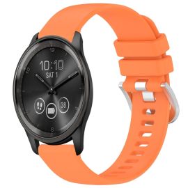 remienok na hodinky Garmin Vivomove Trend - SILICONE Vymeniteľný remienok pre Garmin Vivomove Trend oranžový