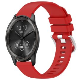 remienok na hodinky Garmin Vivomove Trend - SILICONE Vymeniteľný remienok pre Garmin Vivomove Trend červený