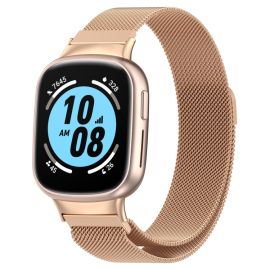 remienok na hodinky Honor - smart hodinky - MILANESE Kovový remienok pre Honor Watch 4 ROSE GOLD