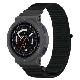 remienok na hodinky Amazfit Active Edge - NYLON Remienok pre Amazfit Active Edge čierny
