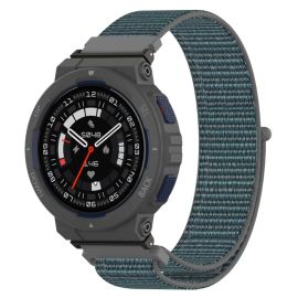 remienok na hodinky Amazfit Active Edge - NYLON Remienok pre Amazfit Active Edge modrý-šedý