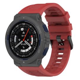 remienok na hodinky Amazfit Active Edge - SILICONE Vymeniteľný remienok pre Amazfit Active Edge červený