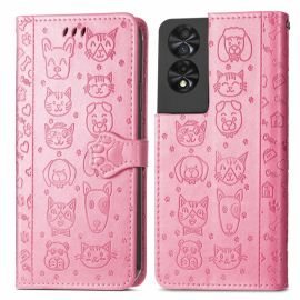 peňaženkové / vyklápacie puzdro TCL 40 NXTPAPER 5G - ART ANIMALS Peňaženkový obal pre TCL 40 NXTPAPER 5G ružový