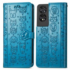 peňaženkové / vyklápacie puzdro TCL 40 NXTPAPER 5G - ART ANIMALS Peňaženkový obal pre TCL 40 NXTPAPER 5G modrý