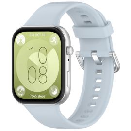 remienok na hodinky Huawei Watch Fit 3 - SILICONE Vymeniteľný remienok pre Huawei Watch Fit 3 svetlomodrý