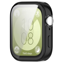 obal na hodinky Huawei Watch Fit 3 - TPU FULL COVER Kryt pre Huawei Watch Fit 3 čierny