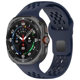 remienok na hodinky Samsung Galaxy Watch Ultra 47mm - AIRY Silikónový remienok pre Samsung Galaxy Watch Ultra / Watch Ultra 2025 tmavomodrý