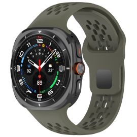 remienok na hodinky Samsung Galaxy Watch Ultra 47mm - AIRY Silikónový remienok pre Samsung Galaxy Watch Ultra / Watch Ultra 2025 zelený