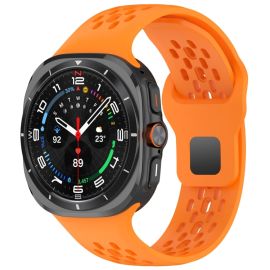 remienok na hodinky Samsung Galaxy Watch Ultra 47mm - AIRY Silikónový remienok pre Samsung Galaxy Watch Ultra / Watch Ultra 2025 oranžový